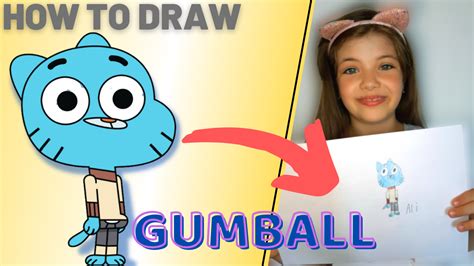 how to draw gumball characters|How To Draw Gumball 